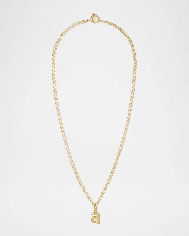 The Puffy Initial Necklace